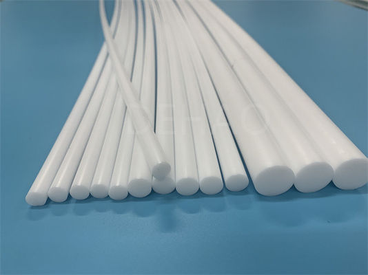 白いPTFE PTFE棒の化学抵抗の優秀な潤滑性