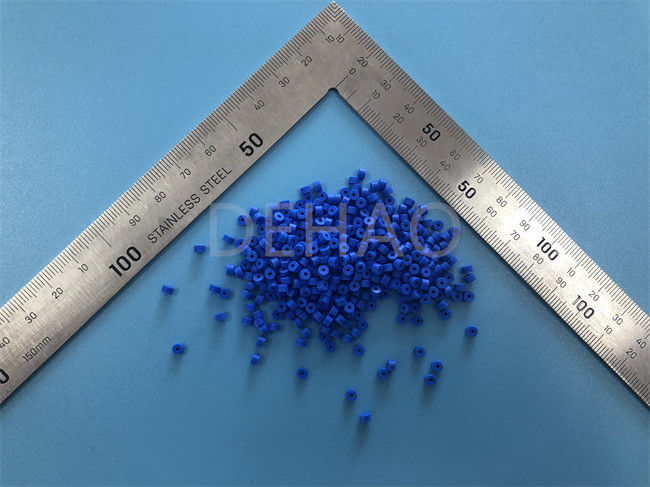青いPTFEはRFのコネクターISO14001のための部品の絶縁体を機械で造った